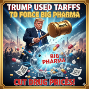 TRUMP USED TARIFFS TO FORCE BIG PHARMA TO CUT DRUG PRICES