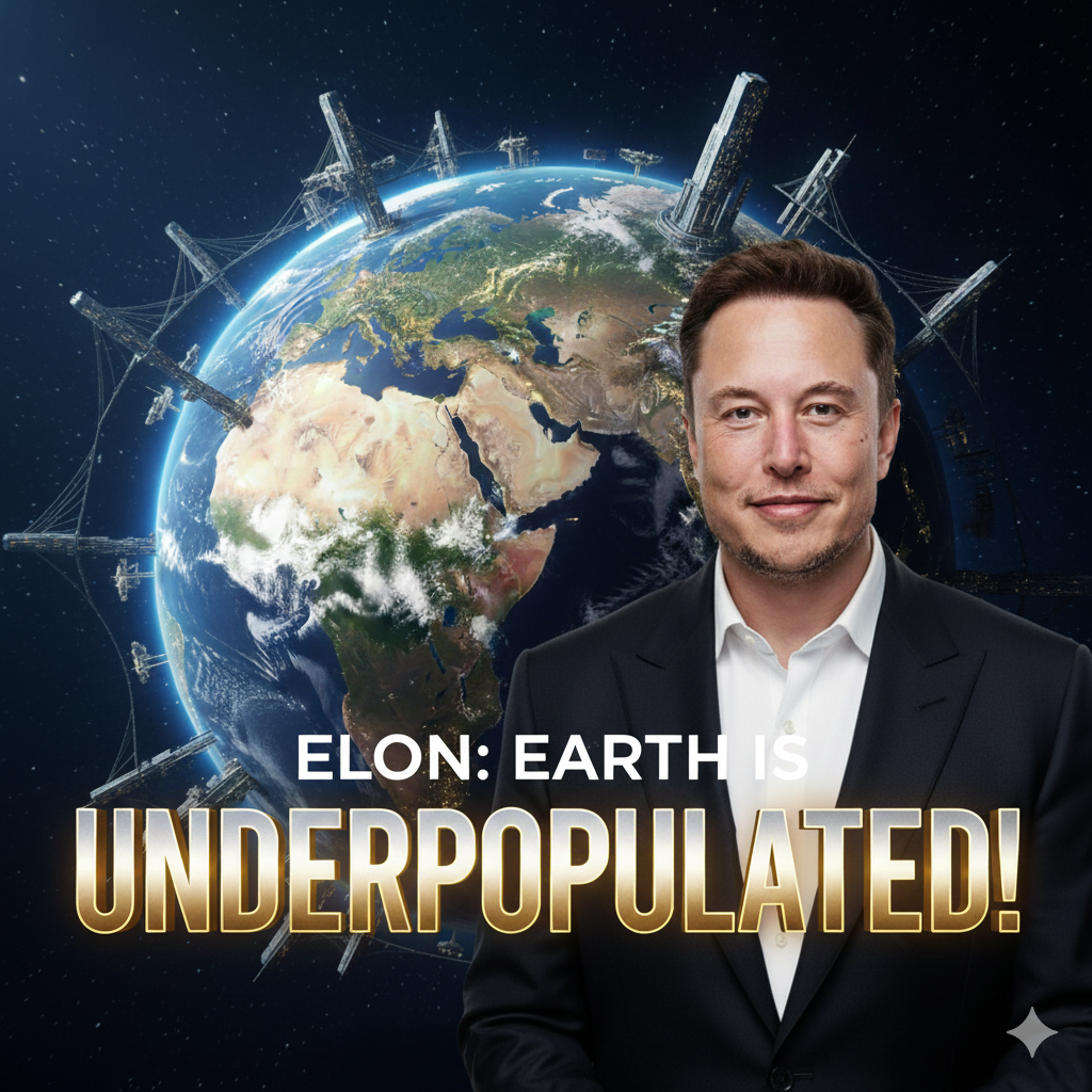 ELON: EARTH IS NOT OVERPOPULATED – IT’S UNDERPOPULATED
