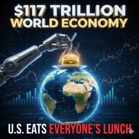 THE $117 TRILLION WORLD ECONOMY – AND WHY THE U.S. STILL EATS EVERYONE’S LUNCH