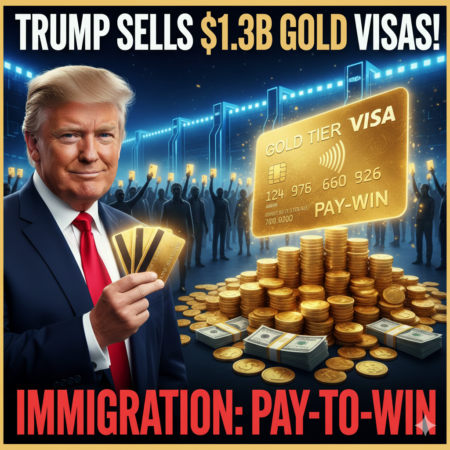 TRUMP SELLS $1.3B WORTH OF “GOLD CARD” VISAS IN 12 DAYS – IMMIGRATION, NOW PAY-TO-WIN