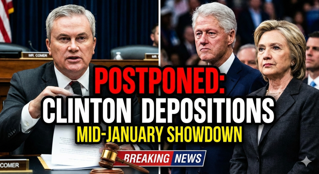 Rep. Comer postpones Bill and Hillary Clinton depositions from this week to mid-January
