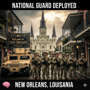 Per President Trump’s orders, the National Guard has OFFICIALLY been deployed to New Orleans, Louisiana