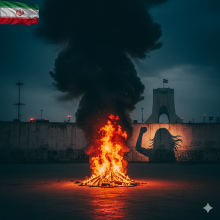 PROTESTS ESCALATE IN IRAN, FIRES ERUPT IN TEHRAN SQUARE