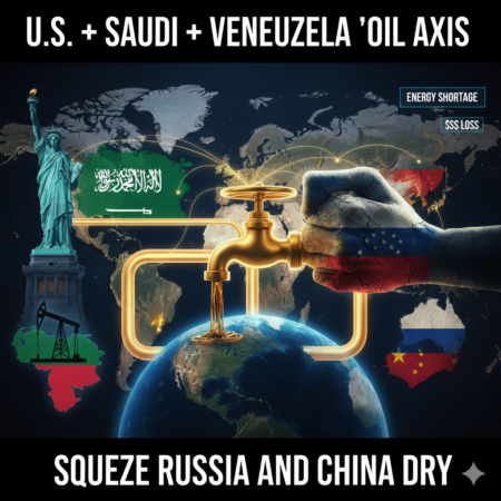 HOW THE U.S. + SAUDI + VENEZUELA “OIL AXIS” COULD SQUEEZE RUSSIA AND CHINA DRY