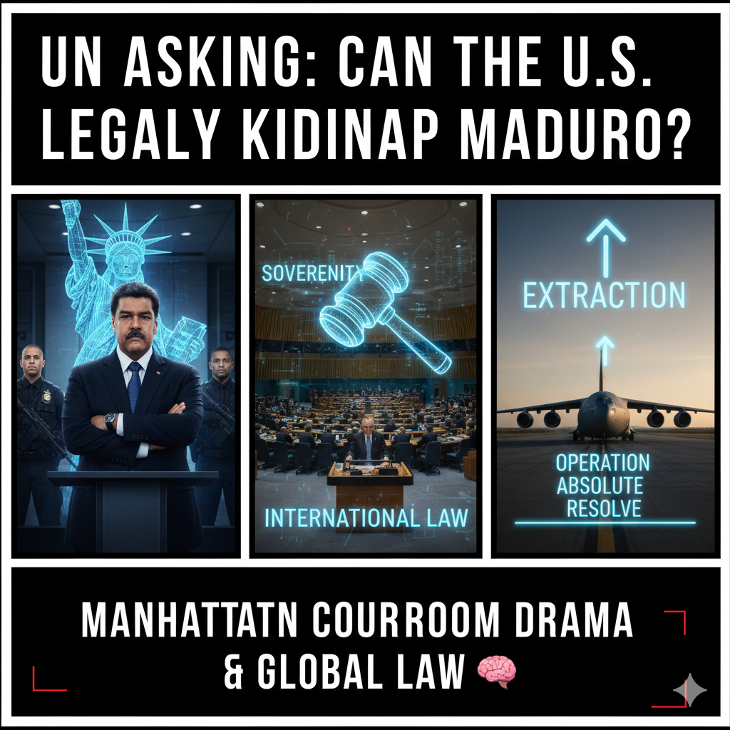 UN NOW ASKING: CAN THE U.S. LEGALLY KIDNAP MADURO?