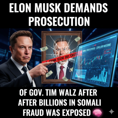Elon Musk demands the PROSECUTION of Gov. TIM WALZ after billions in Somali fraud was exposed