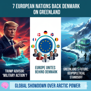 7 EUROPEAN NATIONS BACK DENMARK ON GREENLAND AFTER TRUMP ADVISOR REFUSES TO RULE OUT MILITARY ACTION