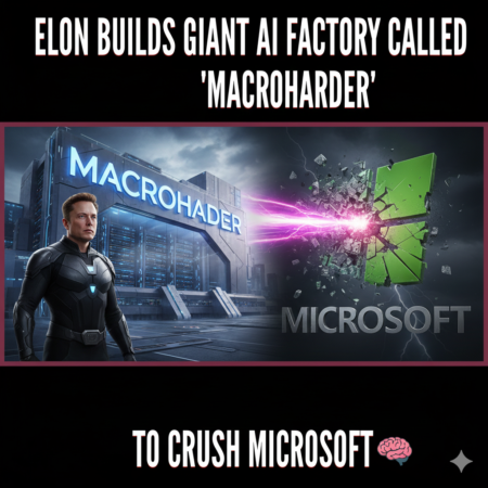 ELON BUILDS GIANT AI FACTORY CALLED “MACROHARDER” TO CRUSH MICROSOFT
